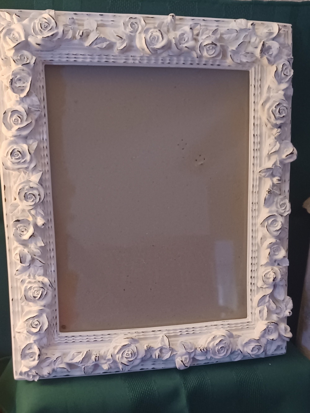 White Rose Decorative Picture Frame by